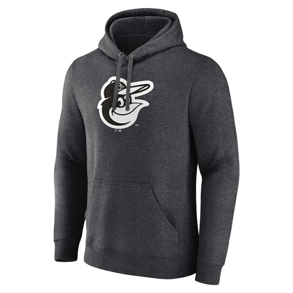 Baltimore Orioles Monochrome Pullover Hoodie Charcoal