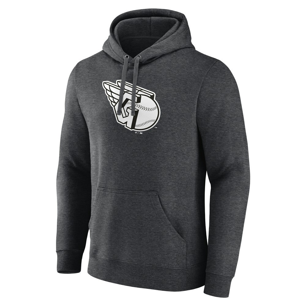 Cleveland Guardians Monochrome Pullover Hoodie Charcoal