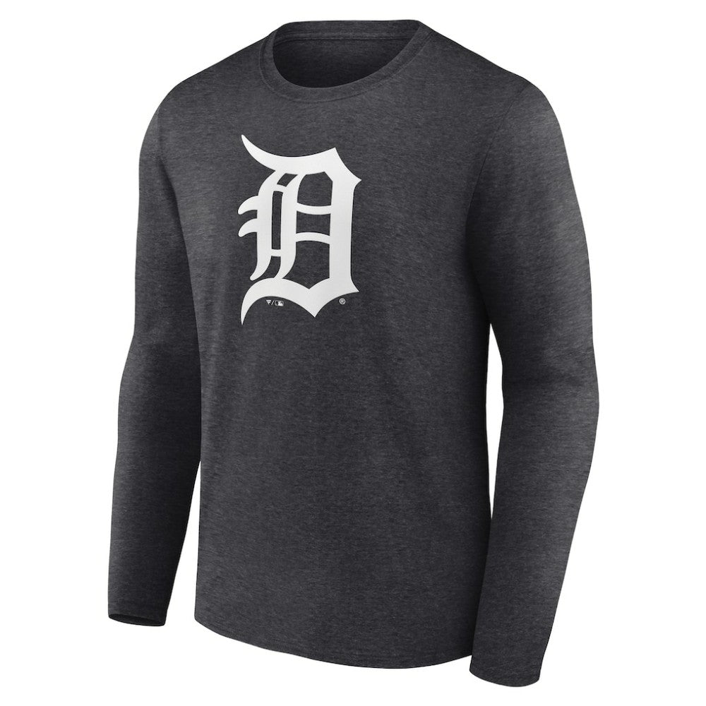 Detroit Tigers Monochrome Long Sleeve T-Shirt Charcoal