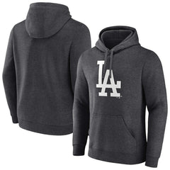 Los Angeles Dodgers Monochrome Pullover Hoodie Charcoal