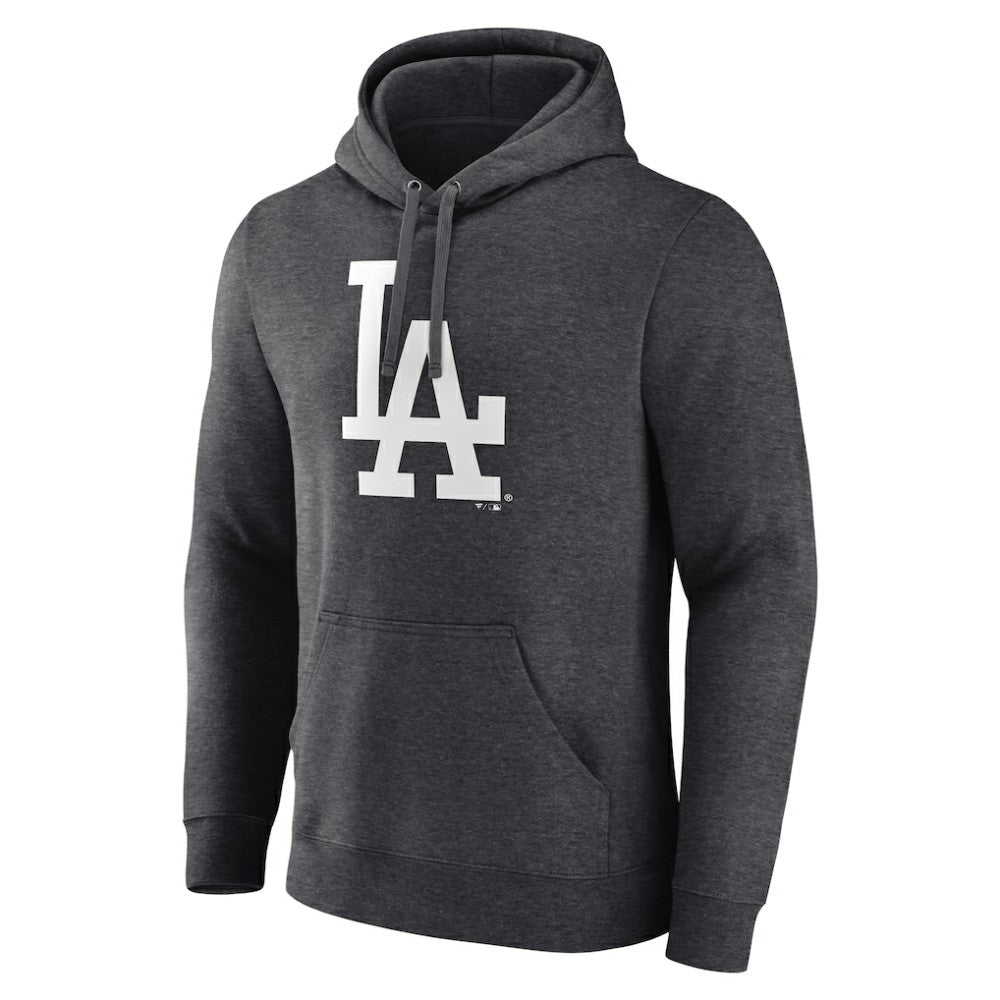 Los Angeles Dodgers Monochrome Pullover Hoodie Charcoal
