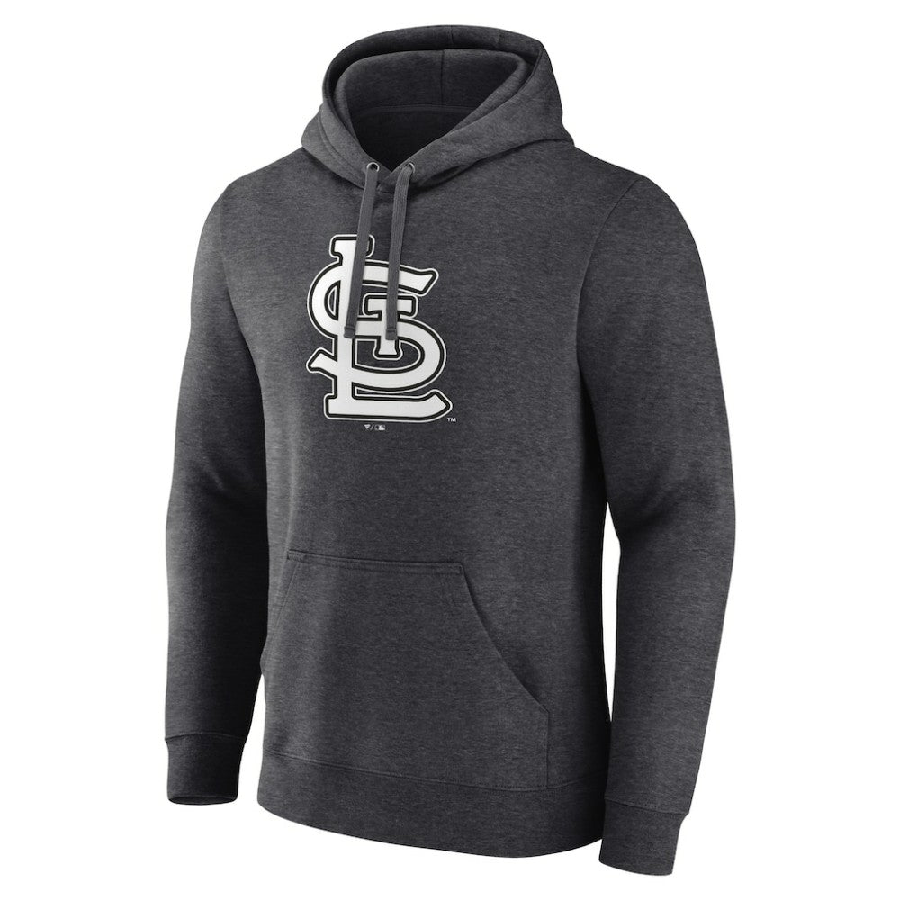 St. Louis Cardinals Monochrome Pullover Hoodie Charcoal