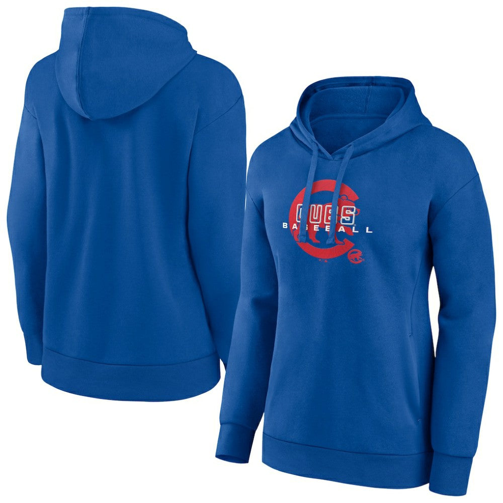 Chicago Cubs Women's Stellar Pullover Hoodie Royal