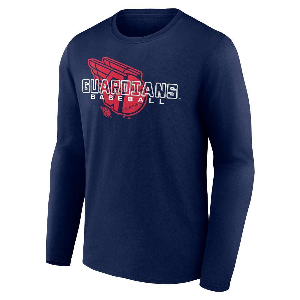 Cleveland Guardians Stellar Long Sleeve T-Shirt Navy