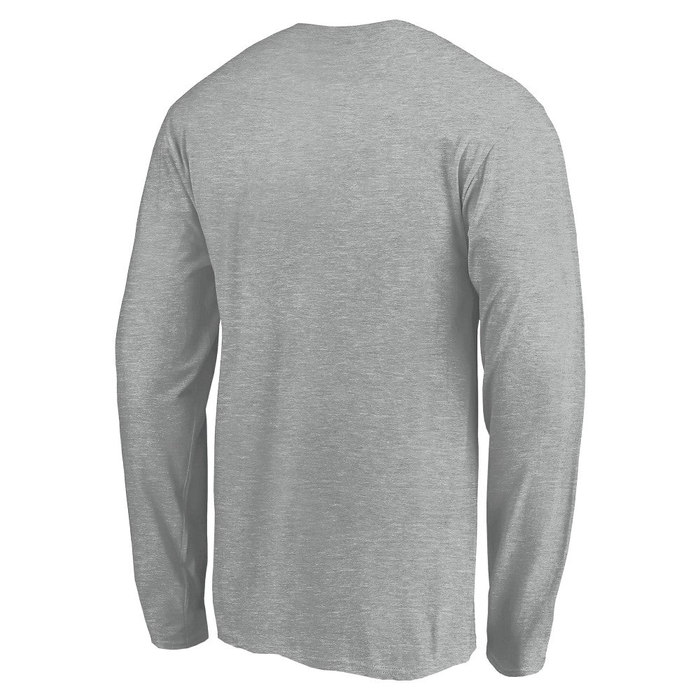 Cleveland Guardians Evanston Stencil Long Sleeve T-Shirt Gray
