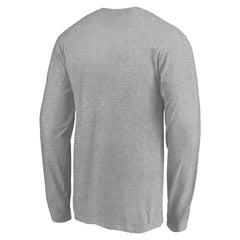 Cleveland Guardians Evanston Stencil Long Sleeve T-Shirt Gray