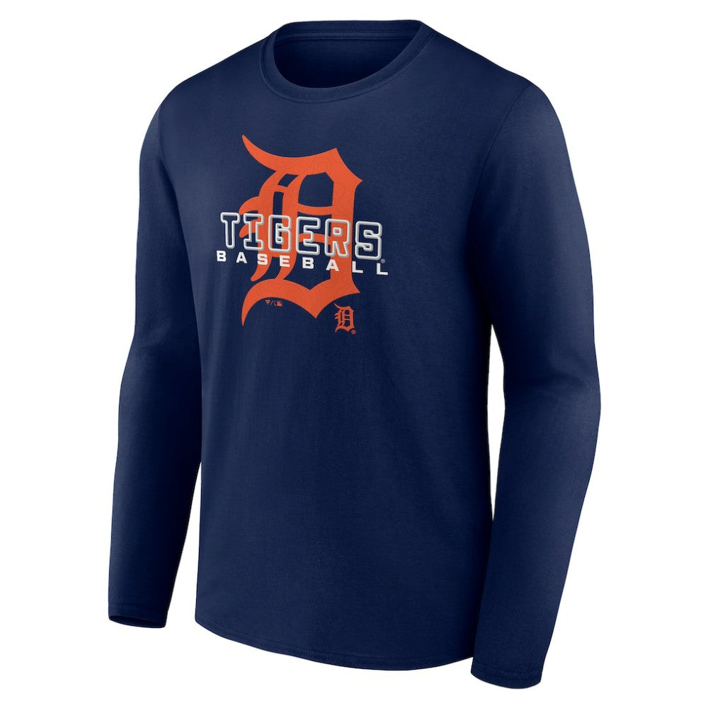 Detroit Tigers Stellar Long Sleeve T-Shirt Navy
