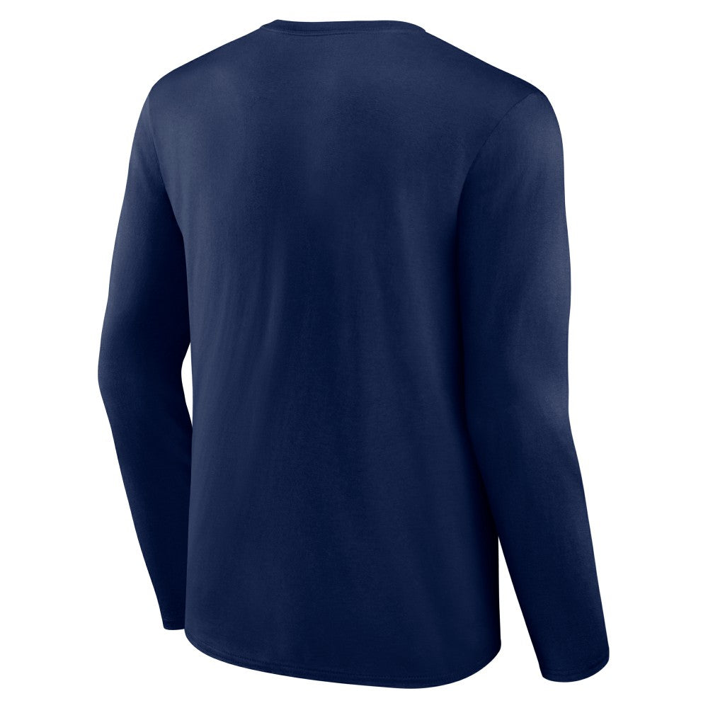 Milwaukee Brewers Stellar Long Sleeve T-Shirt Navy