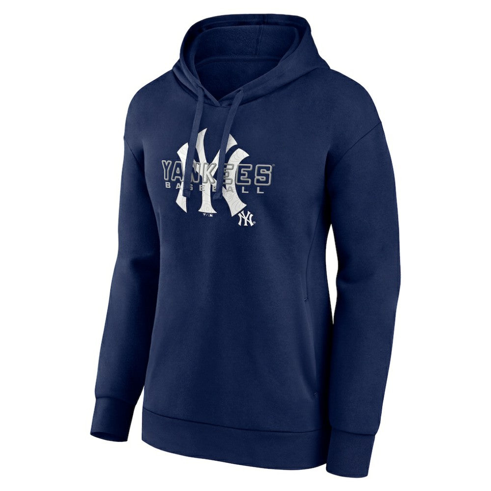 New York Yankees Women's Stellar Pullover Hoodie Navy