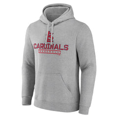 St. Louis Cardinals Evanston Stencil Pullover Hoodie Gray