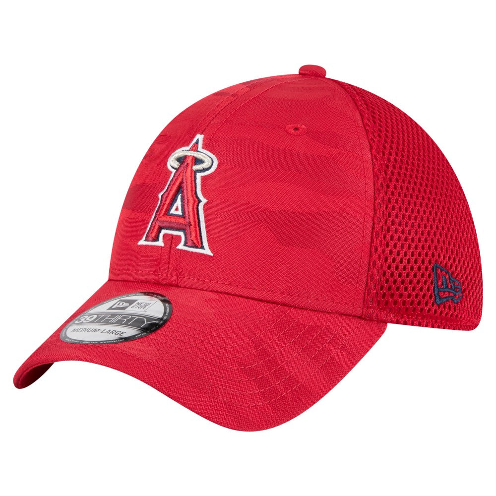 Los Angeles Angels Subtle Camo 39THIRTY Flex Hat Red | New Era