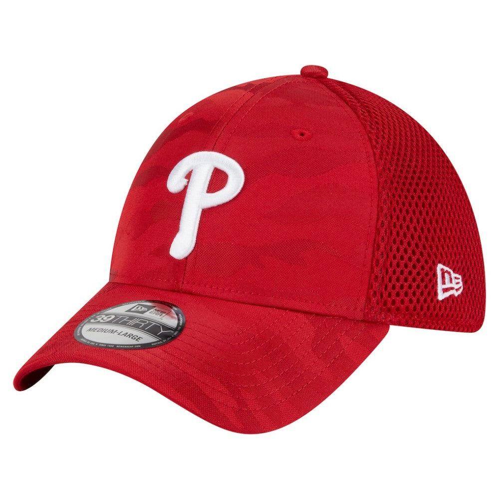 Philadelphia Phillies Subtle Camo 39THIRTY Flex Hat Red | New Era