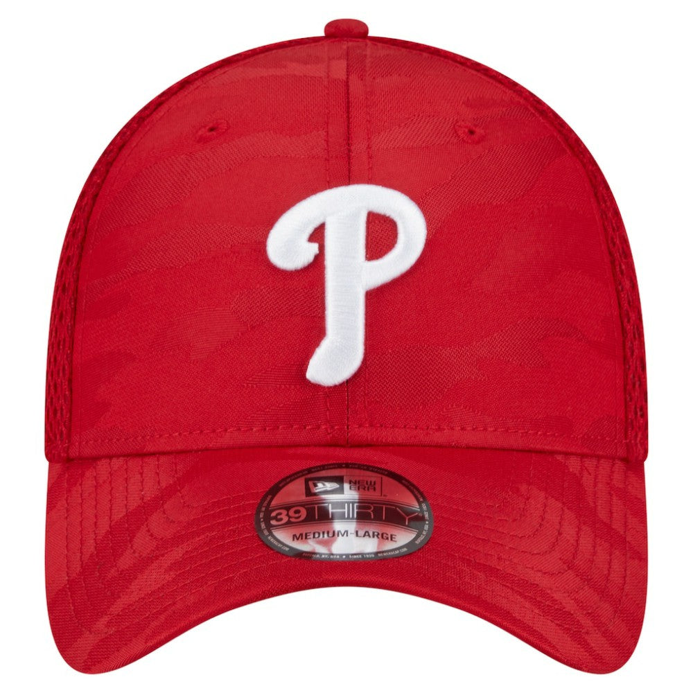 Philadelphia Phillies Subtle Camo 39THIRTY Flex Hat Red | New Era