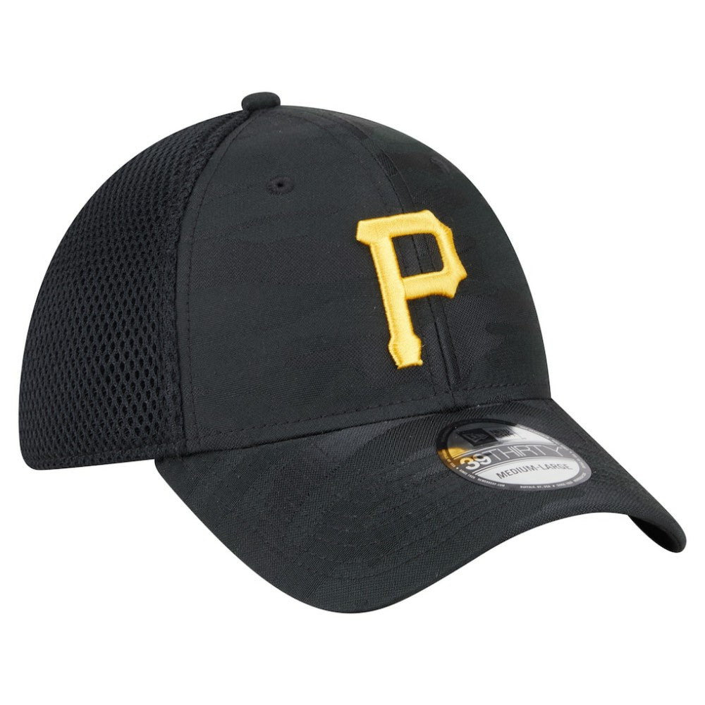 Pittsburgh Pirates Subtle Camo 39THIRTY Flex Hat Black | New Era