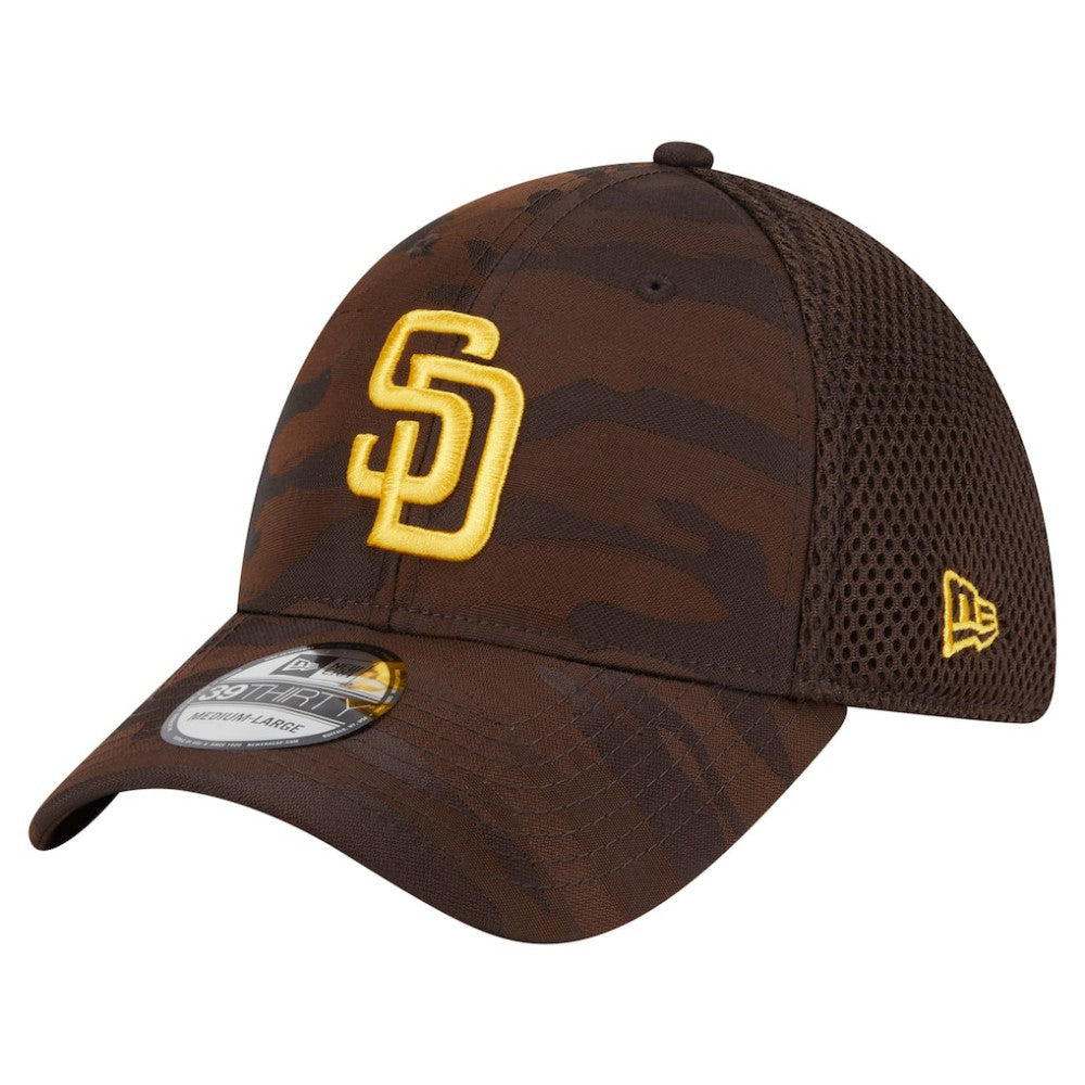San Diego Padres Subtle Camo 39THIRTY Flex Hat Dark Brown | New Era