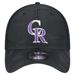 Colorado Rockies Subtle Camo 39THIRTY Flex Hat Black | New Era