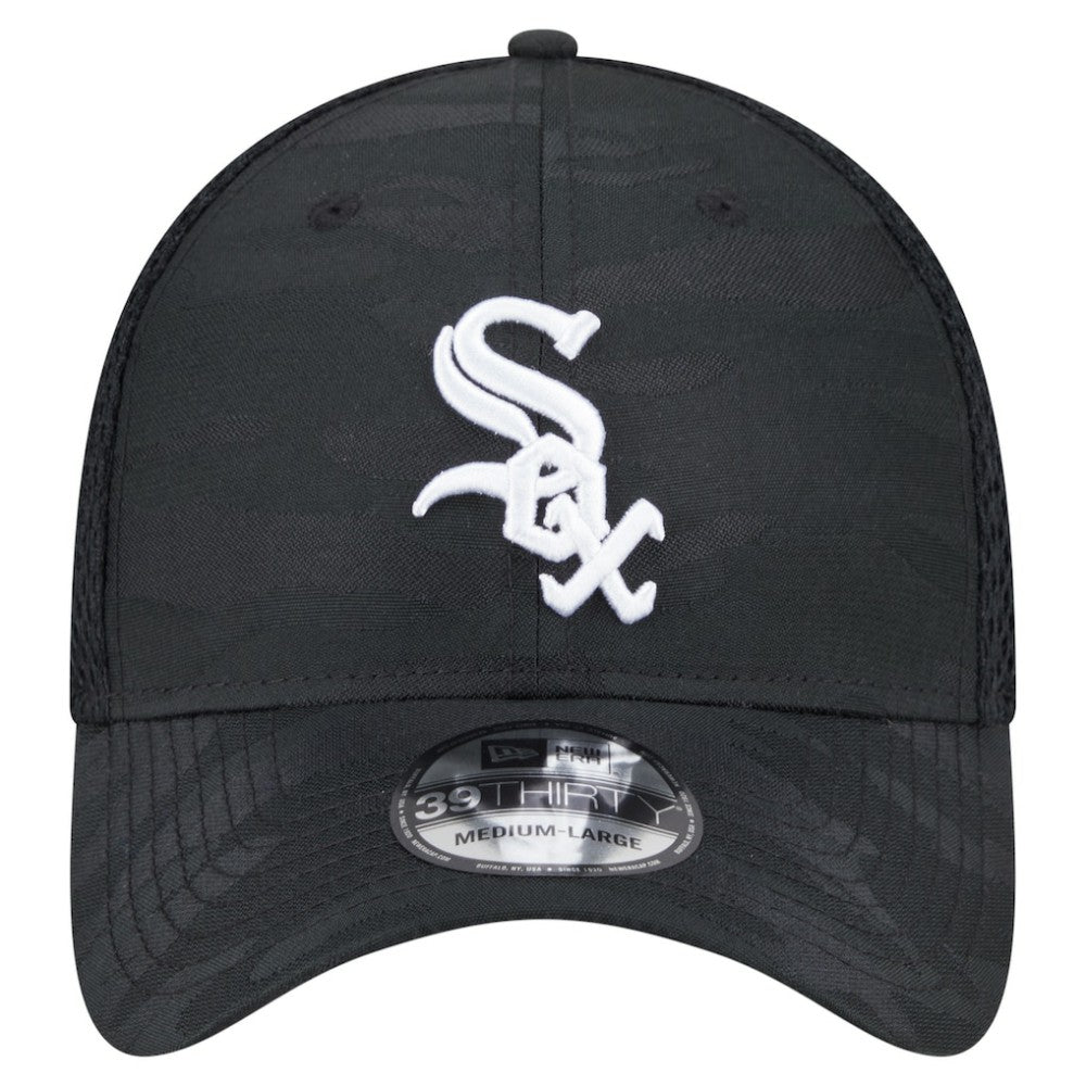 Chicago White Sox Subtle Camo 39THIRTY Flex Hat Black | New Era