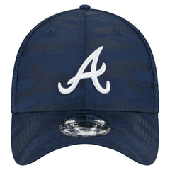 Atlanta Braves Subtle Camo 39THIRTY Flex Hat Navy | New Era