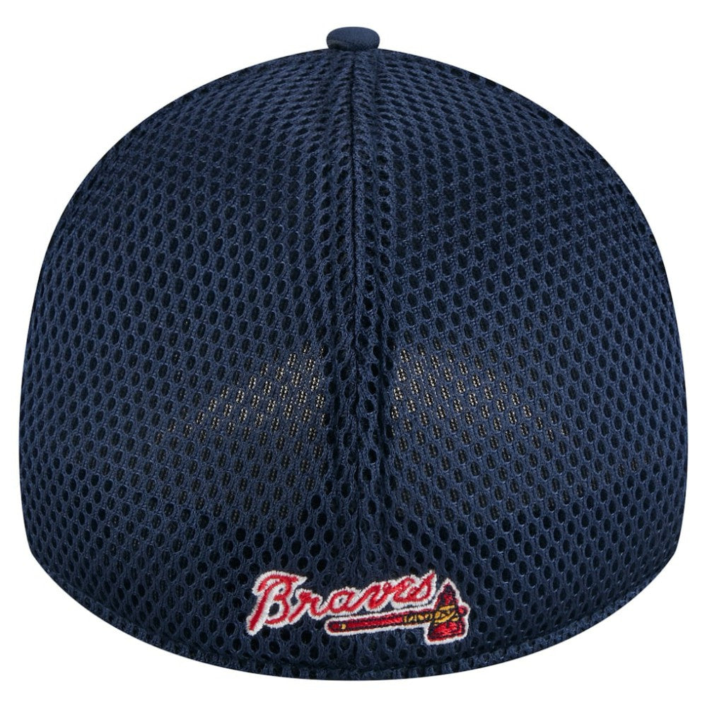 Atlanta Braves Subtle Camo 39THIRTY Flex Hat Navy | New Era