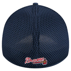 Atlanta Braves Subtle Camo 39THIRTY Flex Hat Navy | New Era