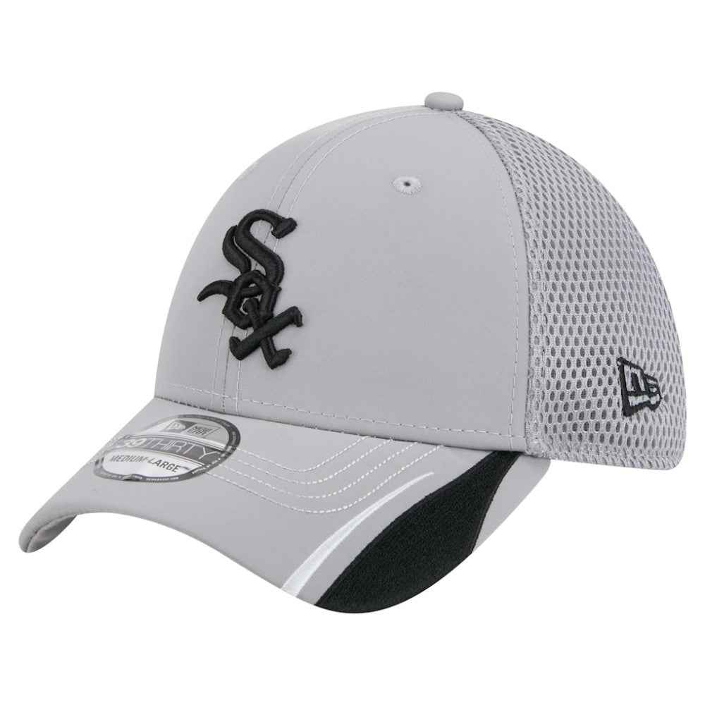 Chicago White Sox Linear 39THIRTY Flex Hat Gray | New Era