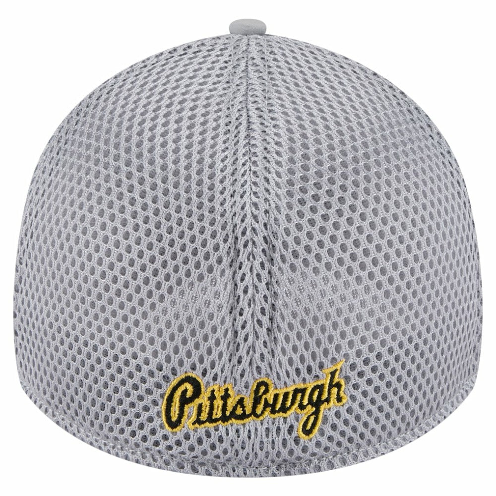 Pittsburgh Pirates Linear 39THIRTY Flex Hat Gray | New Era