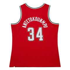 Giannis Antetokounmpo Milwaukee Bucks 2014/15 Hardwood Classics Swingman Jersey - Red
