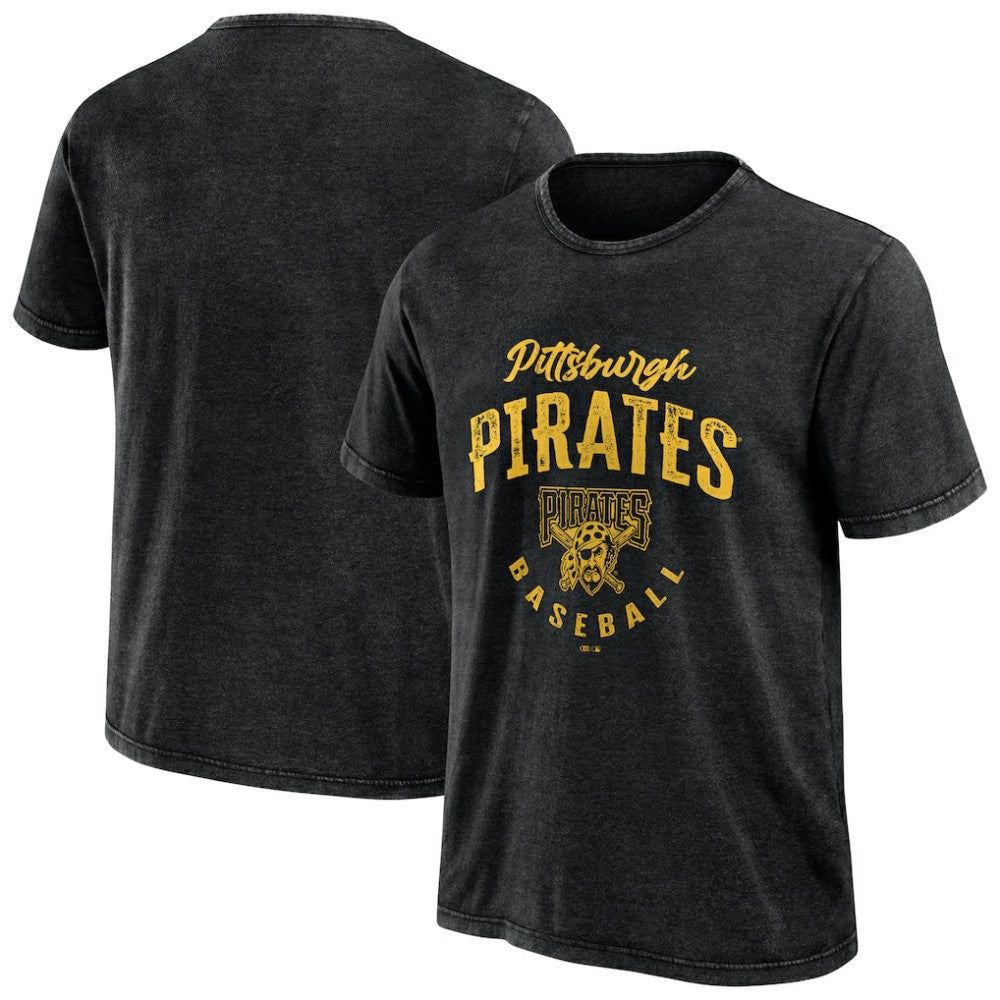 Pittsburgh Pirates Darius Rucker Collection Cooperstown Collection Washed T-Shirt Black