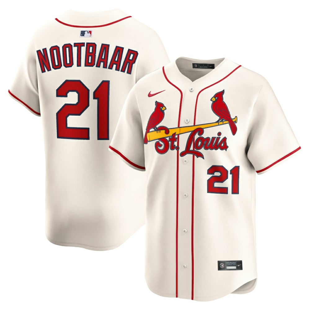 Lars Nootbaar St. Louis Cardinals Alternate 2 Limited Jersey Cream | Nike
