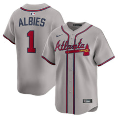 Ozzie Albies Atlanta Braves Road Limited Player Jersey Gray | Nike