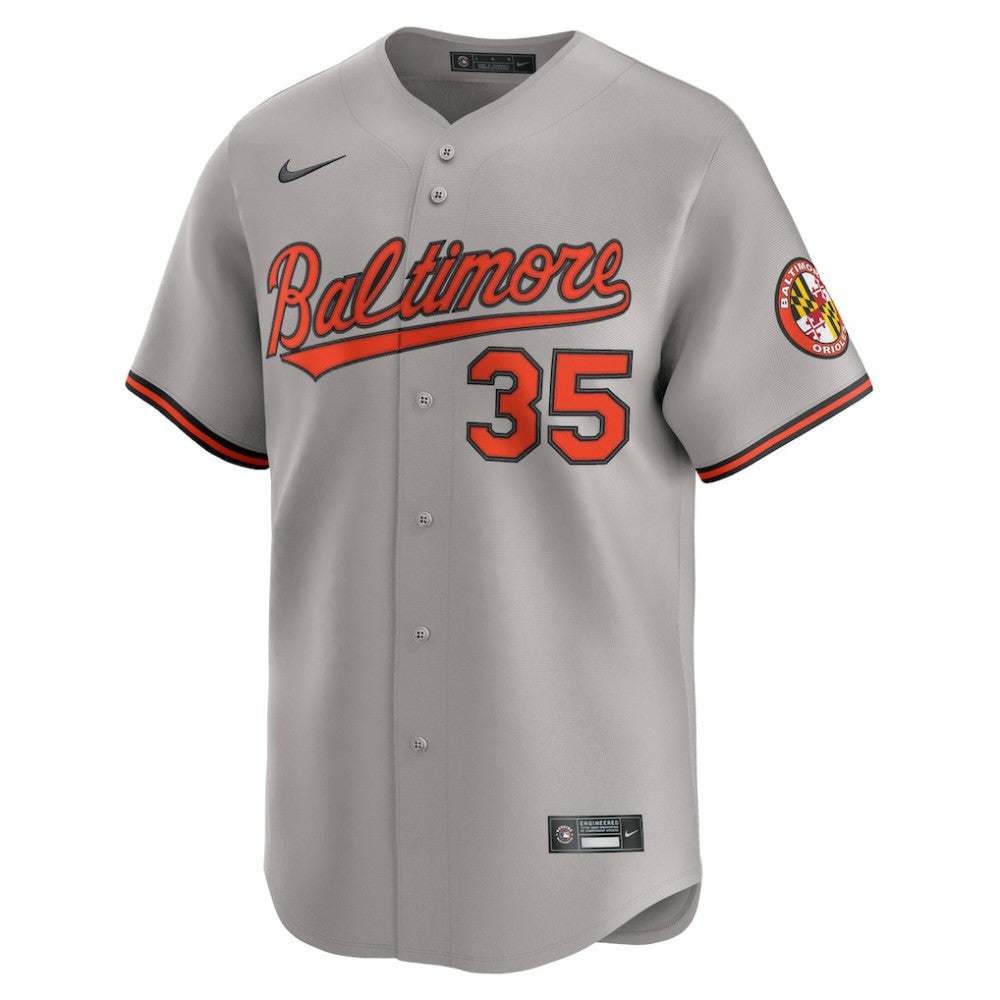 Adley Rutschman Baltimore Orioles Road Limited Player Jersey Gray | Nike