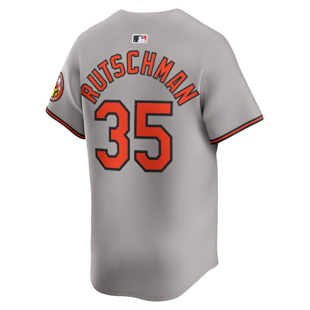 Adley Rutschman Baltimore Orioles Road Limited Player Jersey Gray | Nike