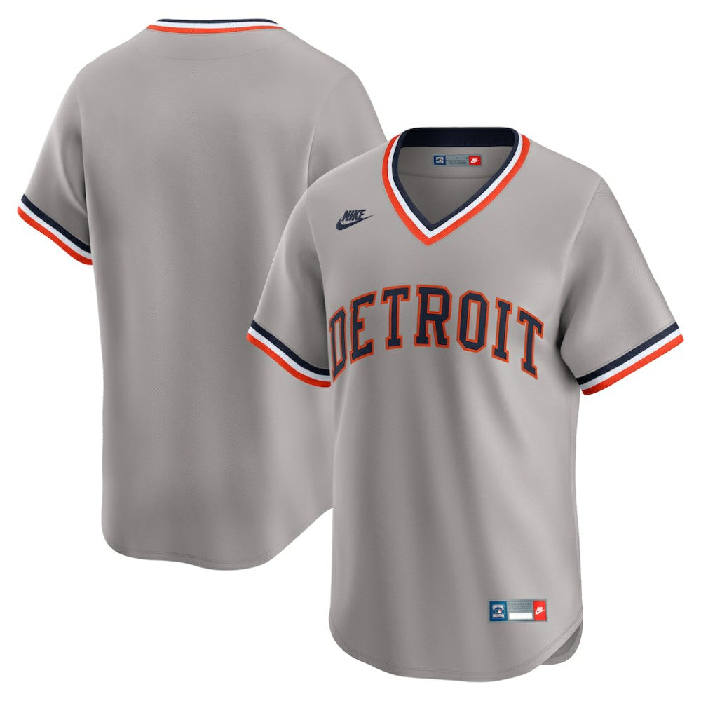 Detroit Tigers Cooperstown Collection Limited Jersey Gray | Nike