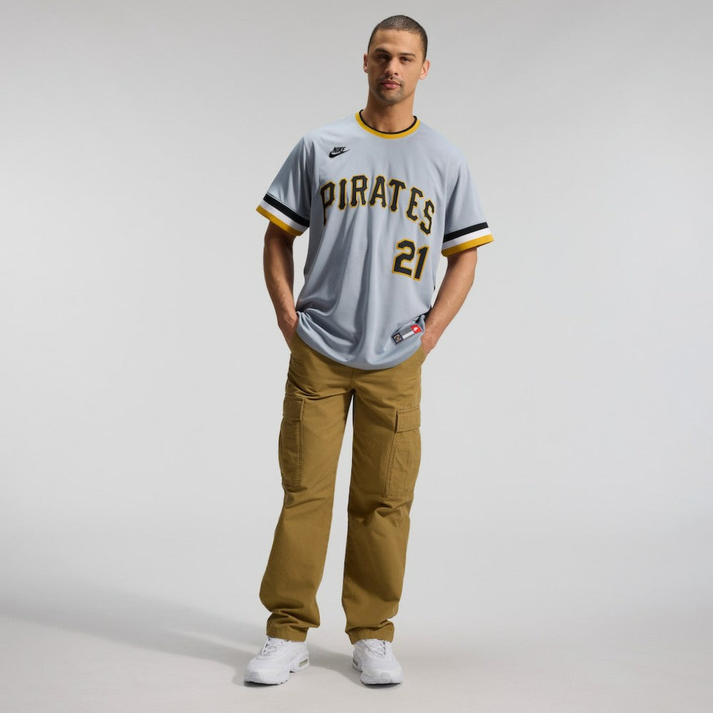 Roberto Clemente Pittsburgh Pirates Throwback Cooperstown Collection Limited Jersey Gray | Nike