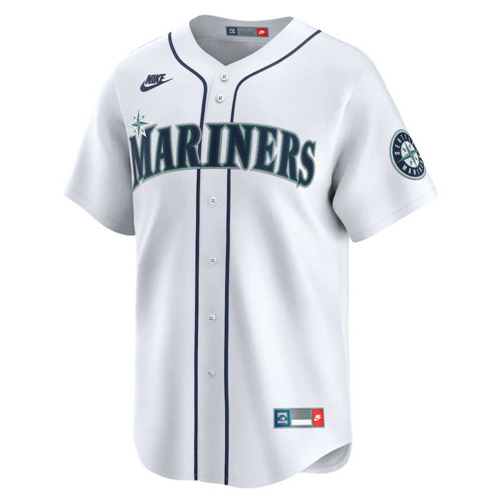 Ken Griffey Jr. Seattle Mariners Throwback Cooperstown Collection Limited Jersey White | Nike