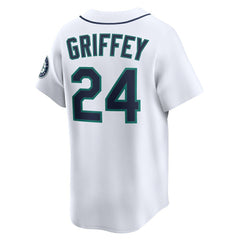 Ken Griffey Jr. Seattle Mariners Throwback Cooperstown Collection Limited Jersey White | Nike