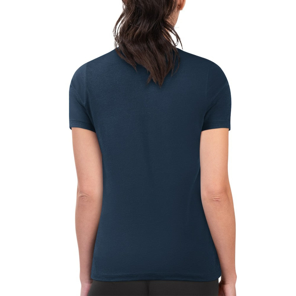 Boston Red Sox G-III 4Her by Carl Banks Women's Super-Slim Fit Lightweight Flowers Graphic T-Shirt Navy