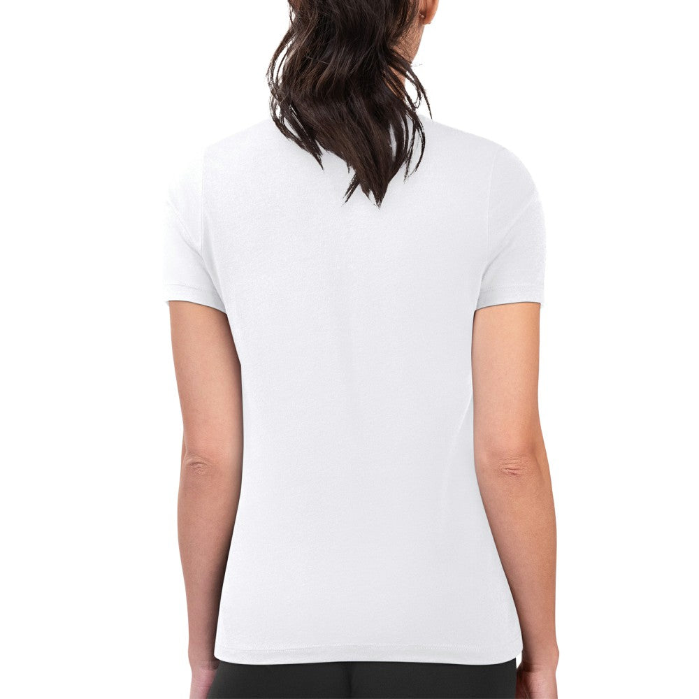 Milwaukee Brewers G-III 4Her by Carl Banks Women's Super-Slim Fit Lightweight Flowers Graphic T-Shirt White