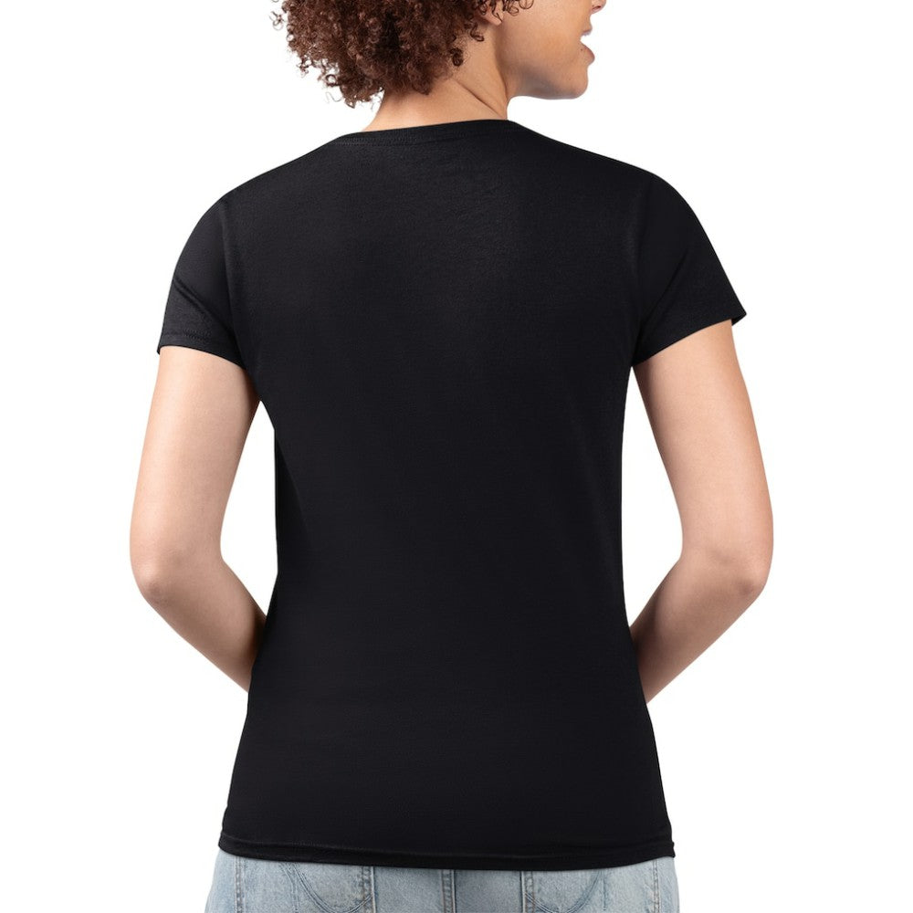 Chicago White Sox G-III 4Her by Carl Banks Women's Super-Slim Fit Lightweight Flowers Graphic V-Neck T-Shirt Black