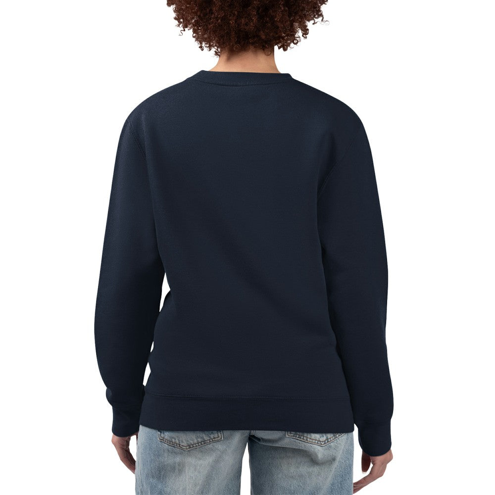 Cleveland Guardians G-III 4Her by Carl Banks Women's Flowers Graphic Pullover Sweatshirt Navy