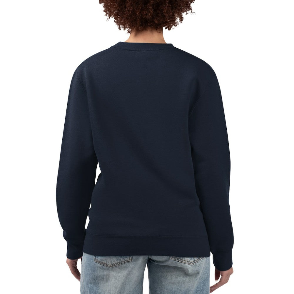 Atlanta Braves G-III 4Her by Carl Banks Women's Flowers Graphic Pullover Sweatshirt Navy