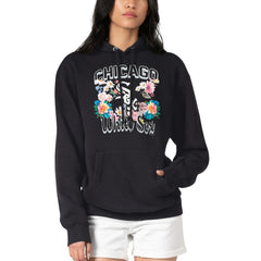 Chicago White Sox G-III 4Her by Carl Banks Women's Flowers Graphic Pullover Hoodie Black