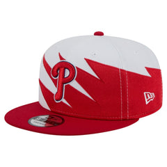 Philadelphia Phillies Jagged 9FIFTY Snapback Hat Red/White | New Era