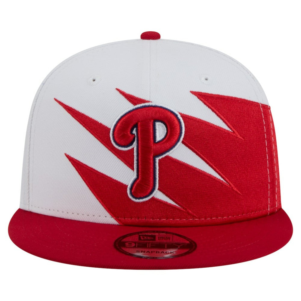 Philadelphia Phillies Jagged 9FIFTY Snapback Hat Red/White | New Era