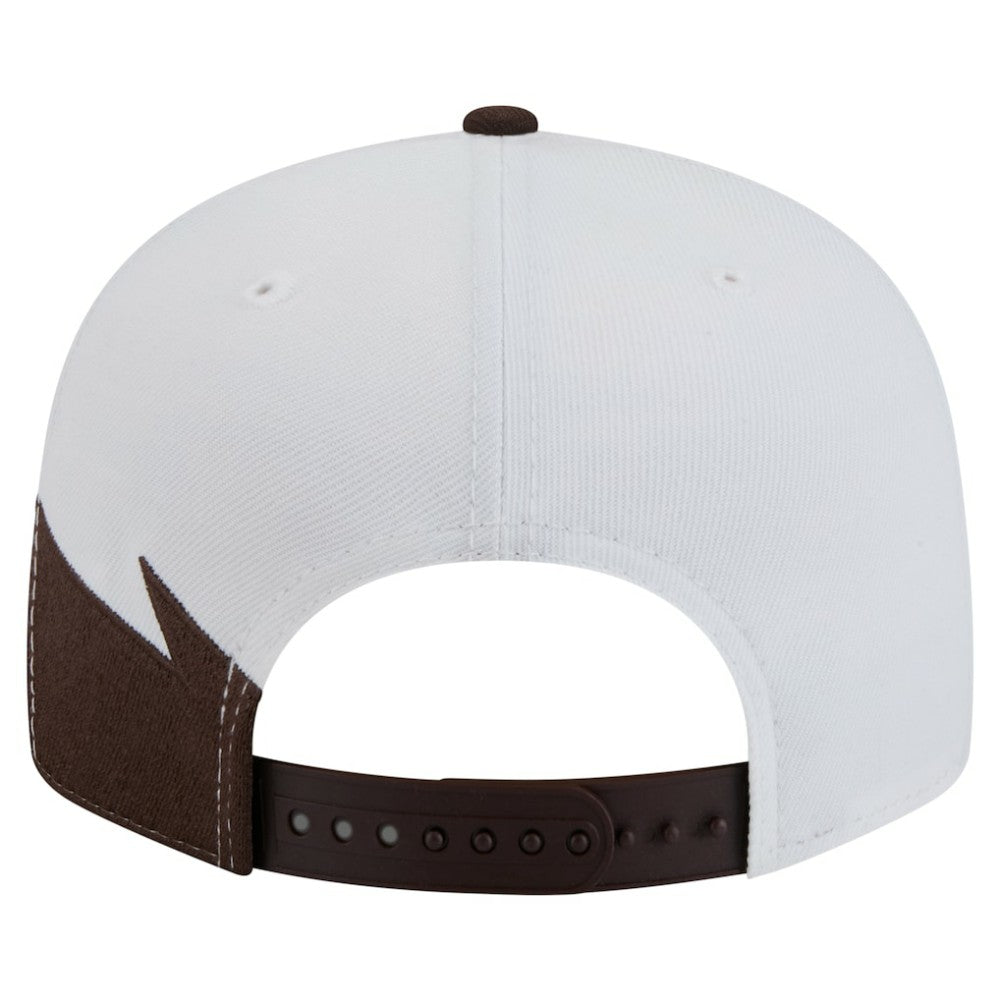 San Diego Padres Jagged 9FIFTY Snapback Hat Brown/White | New Era