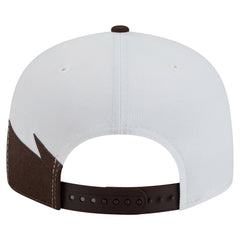 San Diego Padres Jagged 9FIFTY Snapback Hat Brown/White | New Era