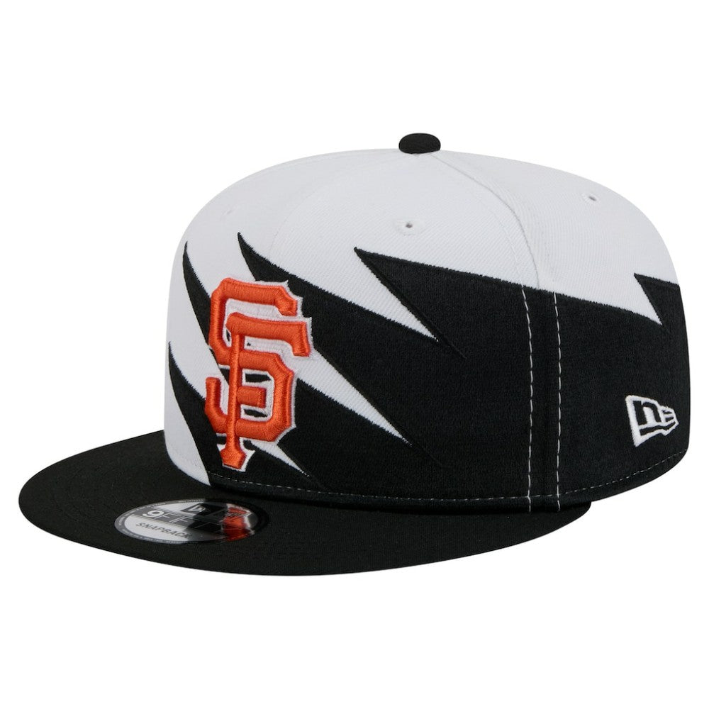 San Francisco Giants Jagged 9FIFTY Snapback Hat Black/White | New Era