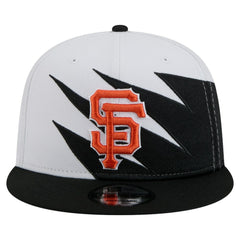 San Francisco Giants Jagged 9FIFTY Snapback Hat Black/White | New Era