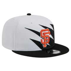 San Francisco Giants Jagged 9FIFTY Snapback Hat Black/White | New Era