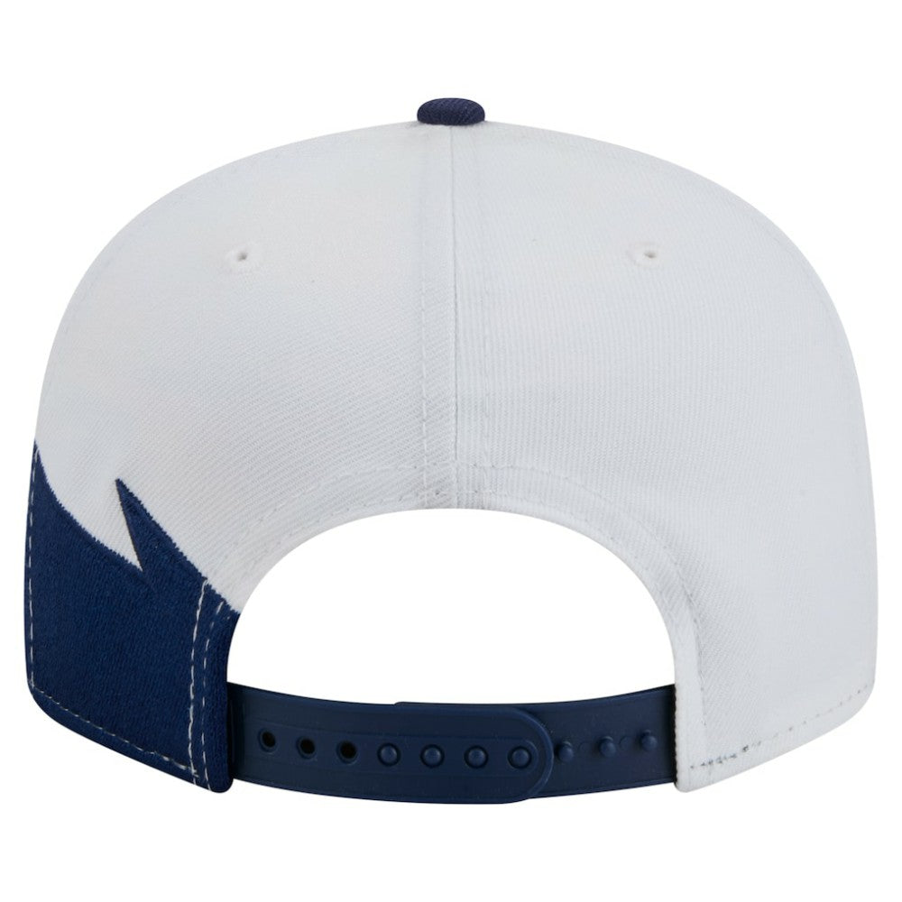 Tampa Bay Rays Jagged 9FIFTY Snapback Hat Navy/White | New Era